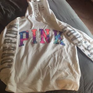 Pink hoodie
